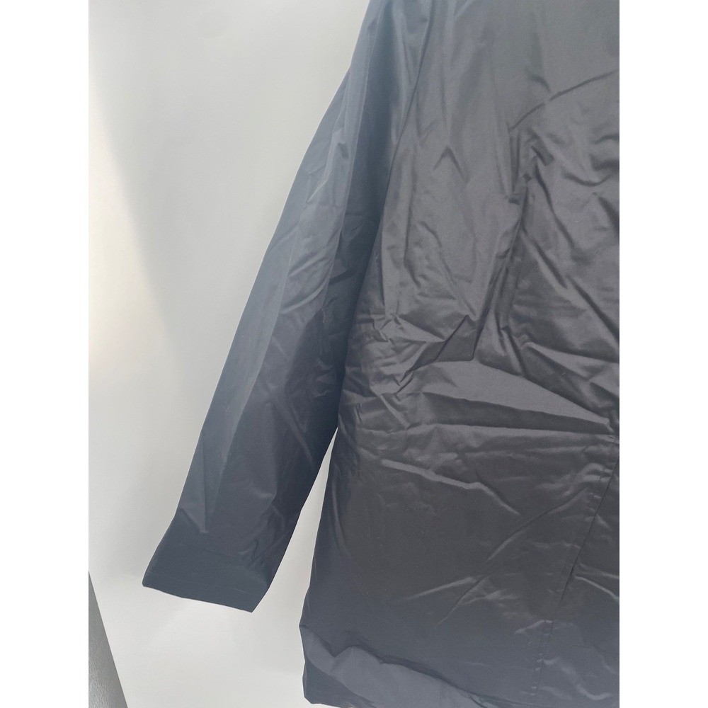 Big Chill Rain Jacket Womens 2X Plus Black Lightweight Waterproof Hooded NWT - Picture 4 of 16